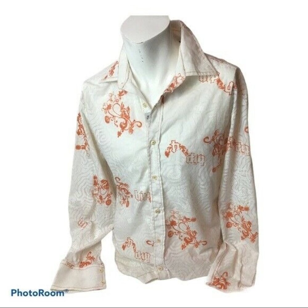 ***RARE***  ENVY EVOLUTION* Miami * NYC*Long Sleeve SHIRT* Med* EUC* Worn once.